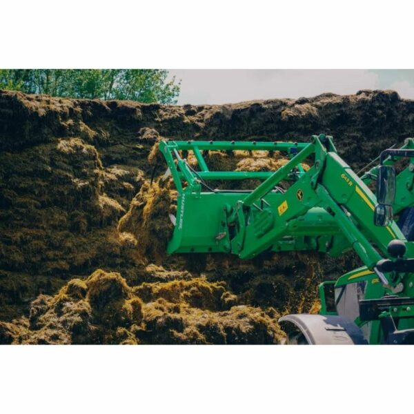 Silage Grabber Grabbing Hay