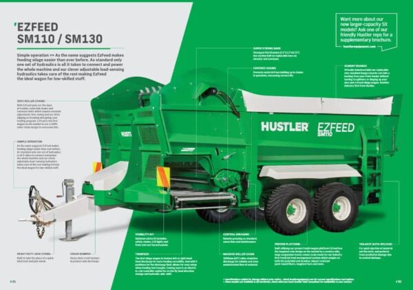 SOLD - Hustler Easyfeed SM130 Silage Wagon - Fully Optioned -Finance Available - Image 3