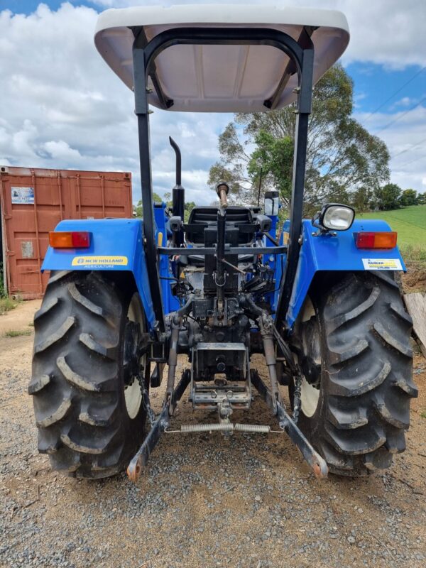 SOLD - Used New Holland TT75 with NELL Loader and pallet forks - LOW HRS - Image 2