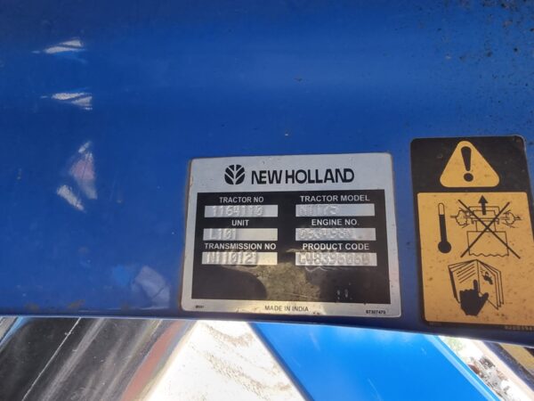 SOLD - Used New Holland TT75 with NELL Loader and pallet forks - LOW HRS - Image 15