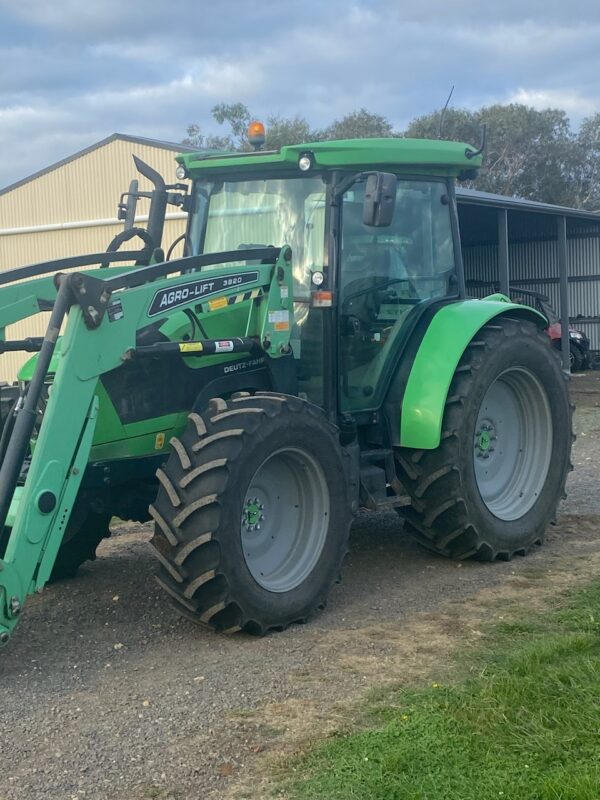 SOLD - Used Deutz 5120C 120hp Cab tractor with loader - Low hrs - Image 2