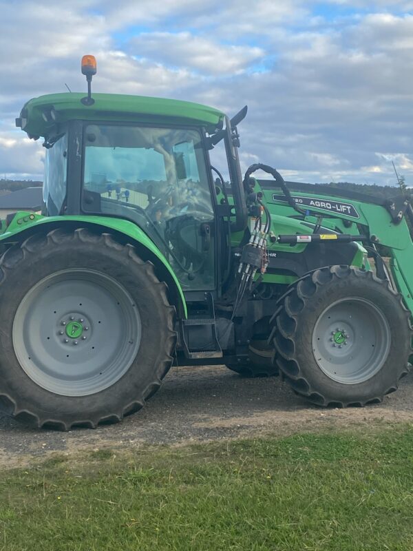 SOLD - Used Deutz 5120C 120hp Cab tractor with loader - Low hrs - Image 4