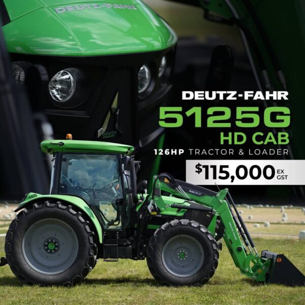 Deutz 5125HD 126HP Cab Tractor with Loader