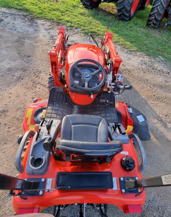 SOLD - Used Kioti CS2610HST Tractor with 4in1 bucket and 1.5m Underbelly Mower (like New) - Image 7