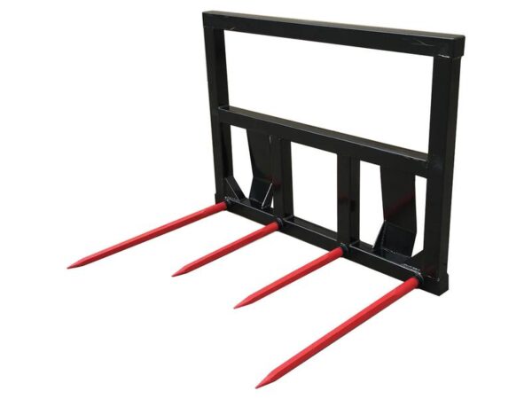 Heavy Duty 4 Tine Euro Hitch  SPX  Hay Forks - For Big Squares - Image 2